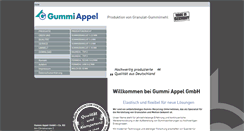 Desktop Screenshot of gummi-appel.de